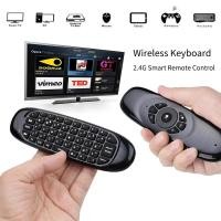 ราคา C120 Fly Air Mouse คีย์บอร์ดไร้สาย 2.4G สมาร์ทรีโมทคอนโทรลสากลสําหรับ Android Tv Box (27291182390)