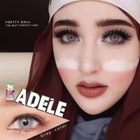 ราคา คอนแทคเลนส์ สายฝอ. รุ่น Mini Adele สีเทา/gray สีตาล/brown แฟชั้นและสายตาสั้น (0.00)-(-6.00) (19957627225)