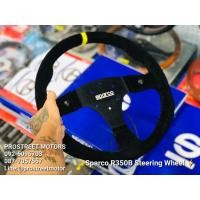 ราคา พวงมาลัย พวง Sparco R350B โลโก้ขาว หนังอาคันทาร่าสีดำ 2 ปุ่ม อุปกรณ์ ครบ พร้อมกล่อง Steering Wheel with 2 buttons (18333014288)