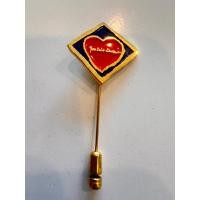 ราคา เข็ดกลัดติดปกเสื้อวินเทจ Vintage YSL limited pin brooch (41719622268)