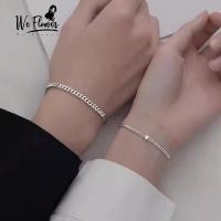 ราคา สร้อยข้อมือสแตลเลสลีน.Minimalist.2PCS สำหรับผู้ชายและผู้หญิง พร้อมให้เป็นของขวัญสำหรับคนรักนาฬิกาข้อมือ (48901126448)