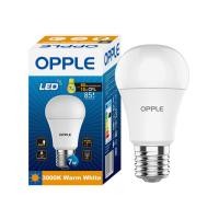 ราคา OPPLE หลอดไฟ LED E27 7W Warm White รุ่น E1A55-E27-7W-WWCTV7 (25132455610)