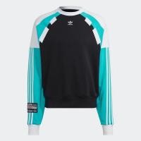 ราคา เสื้อสเวตเตอร์ Adidas Originals Retro Color Block แบบคอกลมสำหรับใส่ลำลอง (57955287713)
