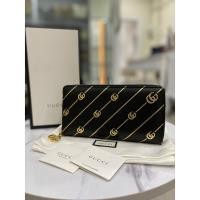 ราคา GG Zip Around Wallet Black Gold (11144162591)