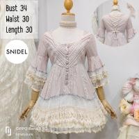 ราคา Snidel เดรสน่ารัก ลูกไม้แน่นๆ มือสอง (20685542034)