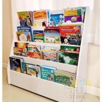 ราคา ชั้นวางหนังสือโชว์ปก ชั้นวางหนังสือเด็ก (1670594522)