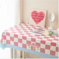 ราคา ผ้าปูโต๊ะลายตารางสไตล์ญี่ปุ่น ผ้าปูโต๊ะสำหรับหอพักนักเรียน ผ้าคลุมโต๊ะเขียน (41700347813)