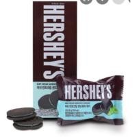 ราคา Mint Cream Sandwich Cookies Hershey's 허쉬 민트크림 샌드위치 쿠키 100g (17258556600)