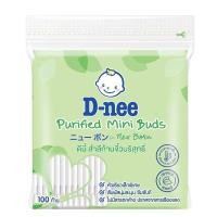 ราคา D-nee ดีนี่ สำลีก้านจิ๋วบริสุทธิ์ 100 ก้าน (คอตตอนบัด) (15522915360)
