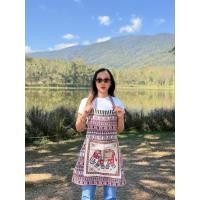 ราคา ผ้ากันเปื้อนลายช้างไทย (16090040798)