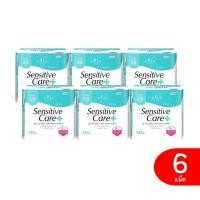 ราคา [แพ็ค 6 ] เอลิส ผ้าอนามัย เซนซิทีฟแคร์ กลางวันมามาก 25 ซม. 14 ชิ้น / Elis Sensitive Care 25 cm. Day Heavy Flow 14 Pcs. (42214380587)