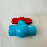 ราคา บอลวาล์ว พีวีซี Ball Valve PVC (แบบเกลียว) อุปกรณ์ข้อต่อ PVC 1/2 นิ้ว 4 หุน (24137352068)