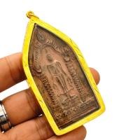 ราคา พระร่วงรางปืนพิมพ์พุฒซ้อน เนื้อชินเก่า เลี่ยมกรอบกรอบเงินพรีเมี่ยมเกรด Aเสริมด้านอำนาจบารมี120 โภคทรัพย์เมตตามหานิยมและแ (25871361659)