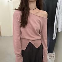ราคา Pinkpass • พร้อมส่งจากไทย • เสื้อเปิดไหล่ข้างเดียว มี6สี กระดุมผ่าข้าง เสื้อผ้าสาวอวบ ทรงสวย ใส่สบาย (28966757179)