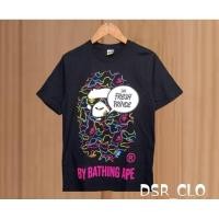 ราคา เสื้อยืด Bape The Fresh Prince Bhating Aape Black Tee (52453912077)