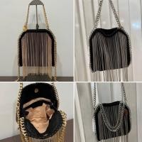 ราคา Stella Mccartney Falabella Tiny Size 9" กระเป๋าถือ&สะพายข้าง ประดับโซ่ด้านหน้า สวย พรีเมียม สไตล์แบรนด์เนม ใช้ได้ทุกวัน (14396937838)