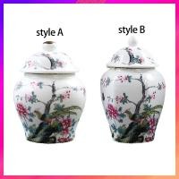 ราคา [Predolo2] โถขิงเซรามิก โถวัดเครื่องลายครามแบบดั้งเดิม โถเก็บพอร์ซเลน แจกัน (48403978350)