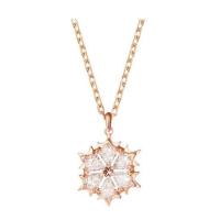 ราคา Swarovski สวารอฟสกี้ Magic สร้อยคอเกล็ดหิมะ Snowflake pendant necklace ของแท้ ของขวัญสำหรับแฟน (42820973382)