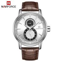 ราคา นาฬิกา นาฬิกา naviforce แท้ รุ่น NF3005 S/W/D.BN สีเงินขาว สายหนัง ของแท้ 100% รับประกัน 1ปี (1722152496)