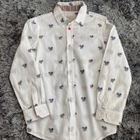 ราคา Paul Smith เสื้อเชิ้ตเด็กผู้ชาย มือ 2 ลายม้าลาย ปัก แขนยาว ของแท้ 100% ขนาด4-6ปี (17670962605)