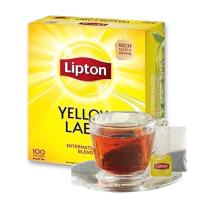 ราคา Lipton Yellow label ชาลิปตั้น กล่องละ 100 ซอง หมดอายุ 13 สิงหา 26 (28290077169)