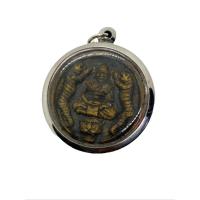 ราคา พระผงมหาเศรษฐี เสือคู่ ปี 36 หลวงพ่อเปิ่น วัดบางพระ พร้อมเลี่ยมกรอบสแตนเลส (53004649143)