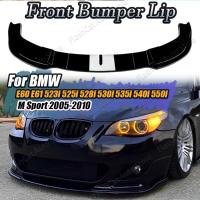 ราคา E60 E61 For BMW 523i 525i 528i 530i 535i 540i 550i M Sport 2005-2010 Car Front Bumper Splitter Lip (50902590353)