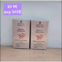 ราคา Oriental Princess กันแดด Natural Sunscreen Perfect Matte Milk For Face SPF 50+ PA++++ 20 ml (28836756770)
