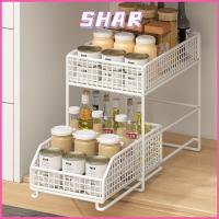ราคา SHAR ชั้นเก็บของในครัว, 2 ชั้นบานเลื่อนตู้เก็บของแบบดึงออก, ประหยัดพื้นที่อเนกประสงค์อเนกประสงค์พร้อมลิ้นชักตู้เก็บของในห้องน้ําภายใต้ที่เก็บอ่าง (57200919742)
