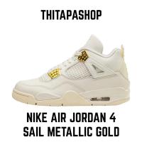 ราคา NIKE AIR JORDAN 4 SAIL METALLIC GOLD (25965046098)