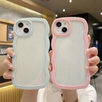 ราคา เคสโทรศัพท์ลายเส้นโค้งนุ่มใสสไตล์ว็อก สำหรับ iPhone 16 15 14 13 12 11 Pro Max XS Max X XR 7 8 Plus SE กันกระแทก ฝาหลังใส เคสสวยงาม (41126642076)