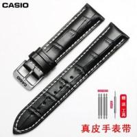 ราคา (เคลียร์สต๊อก) โปรโมชั่นใหญ่ CASIO สายนาฬิกาหนัง Casio ของแท้เหมาะสำหรับ MTP1375 1183 1303 1370 1384 ชาย (27934605169)