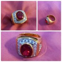 ราคา แหวนพลอยล้อมเพชร (1321292095)