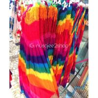 ราคา ชุดสีรุ้ง เดรสสีรุ้ง ชุดไปทะเล ชุดฮาวายสีรุ้ง ชุดไปเที่ยวสีรุ้ง (24427132505)