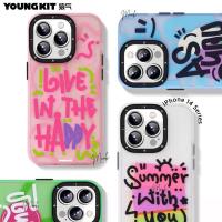ราคา Youngkit เคสกันกระแทก พิมพ์ลาย iPhone14 (2022) (23877491987)
