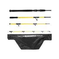 ราคา FreeStyle Traveller, Predator Fishing Rod, 4 piece, by Black Cat:คันเบ็ด FreeStyle Traveller–Predator 4 ท่อน (43071825960)