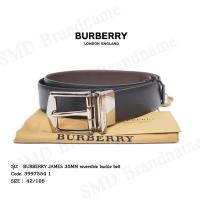 ราคา BURBERRY เข็มขัดผู้ชาย รุ่น BURBERRY JAMES 35MM reversible buckle belt Code: 3997554 1 (13583435953)