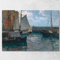 ราคา The Harbour Of Camogli Alfred Zoff, azf63 ภาพพิมพ์บนผ้าใบแคนวาส (29427264914)