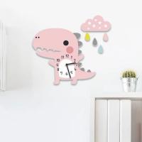 ราคา นาฬิกาติดผนังลายการ์ตูน นาฬิกาแบบติดผนังห้อง ผนังบ้านลายไดโนเสาร์***สินค้าพร้อมส่งนะคะ*** (3572113339)