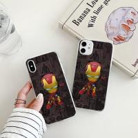 ราคา iron Man เคสไอโฟน 11 pro max iPhone 13 12 14 promax case 7 8 Plus Se 2020 8พลัส เคส X Xr Xs Max Marvel soft cover (21919325641)
