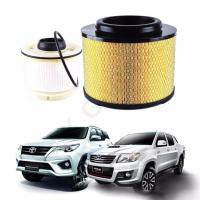 ราคา FULL ชุดเปลี่ยนกรอง ไส้กรองน้ำมันเชื้อเพลิง, ไส้กรองอากาศ ใช้สำหรับToyota VIGO, Fortuner, Commuter#206 (533000866)