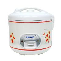 ราคา MISAWA หม้อหุงข้าวไฟฟ้าอุ่นทิพย์ 1.8 ลิตร รุ่น RC-1801 (สีขาว) (3108780296)