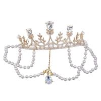 ราคา Vintage Pearl Tiara Queen Crown Royal Jewelry สำหรับผู้หญิง ในโอกาสพิเศษ เช่น งานแต่งงาน หรือ การประกวด (57351517193)