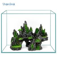 ราคา [Shamjina] ตกแต่งตู้ปลาซ่อนเทียมวางที่พักพิงหินพร้อมถ้ํา (25847150018)