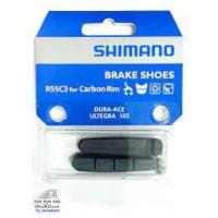 ราคา Shimano R55C3 For Cabom Rims ยางเบรคเสือหมอบ Dura-Ace Ultegra 105 ขอบคาร์บอน (10821478648)