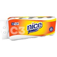 ราคา Nice Toilet TISSUE NON-นูน 10 ม้วน 238S Nice Toilet TISSUE (42076102489)