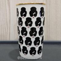 ราคา แก้วสตาร์บัคส์ เซรามิคมัค 2 ชั้น คอลเลคชั่น Starbucks Alice & Olivia Double wall ceramic mug 12 oz (29477778630)