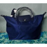 ราคา Longchamp le pliage Neo สีน้ำเงิน หูยาว พร้อมสายสะพาย (55202517443)