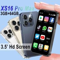ราคา XS16 Mini Android8.1 Smart Phone 3.5 Inch Display 3GB RAM 64GB ROM Dual SIM Standby Play Store 4G Little Phone (29014594220)
