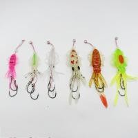 ราคา โยตกหมึก jack way โยตกหมึก shekary เหยื่อตกปลาทะเล UV พร้อมตะขอคู่ ส่องสว่าง ออกแบบเป็นปลาหมึกและเหยื่อปลอมแบบผีเสื้อ ใช้งานได้ดีในน้ำทะเล (46651279483)